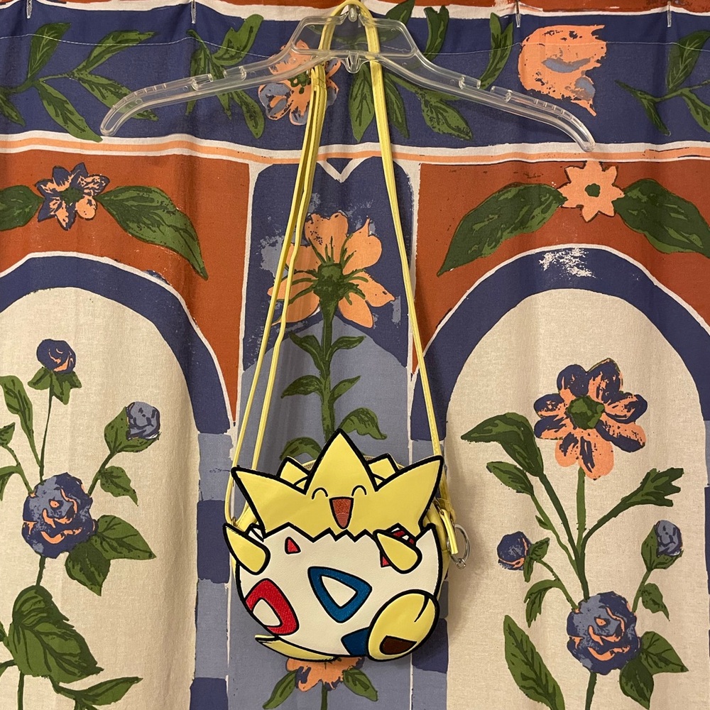 Pokémon Togepi Crossbody Bag — Yellow, White, Red, Blue